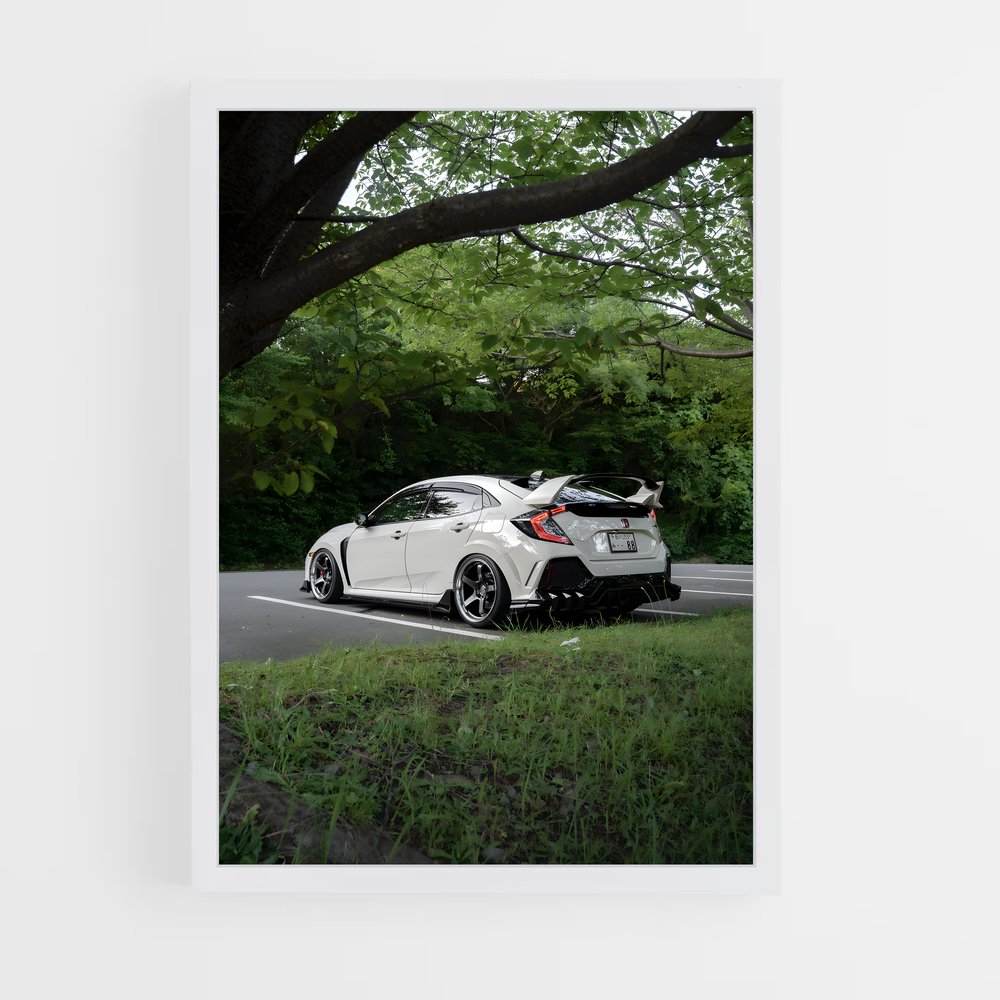 Poster La Bête Blanche – affiche Honda (vue 3)